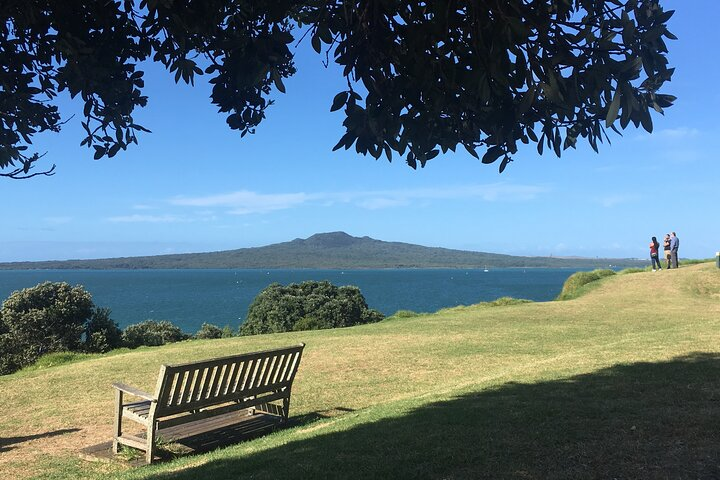 View of Rangitoto volcano from North Head volcano